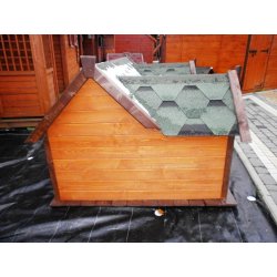 Doghouse with two entrances