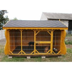 Hundezwinger mit Satteldach