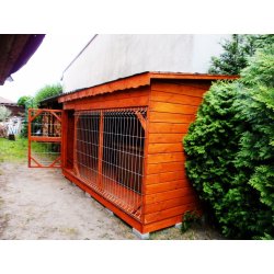 Hundezwinger mit Pultdach