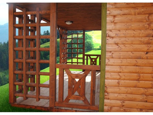 Dom letniskowy Góral 5x7m + 2m taras 35,45m2