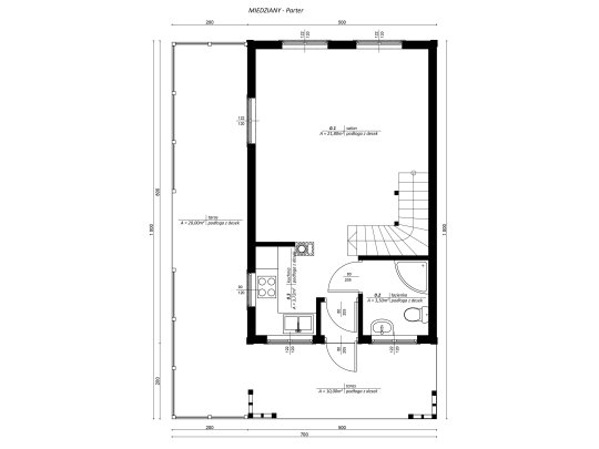 All-year house Miedziany