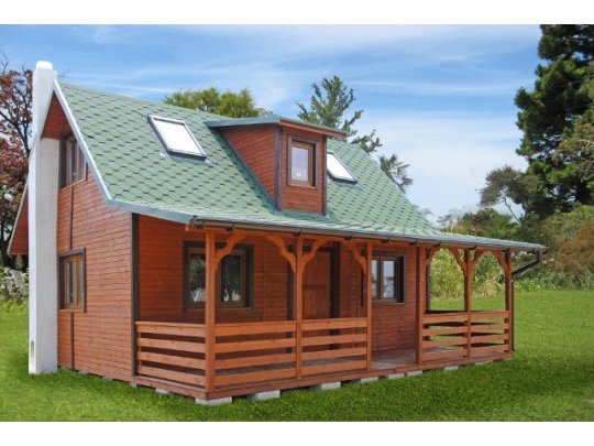 Dom letniskowy Harnaś 5x7m + 2m taras  39,23m2