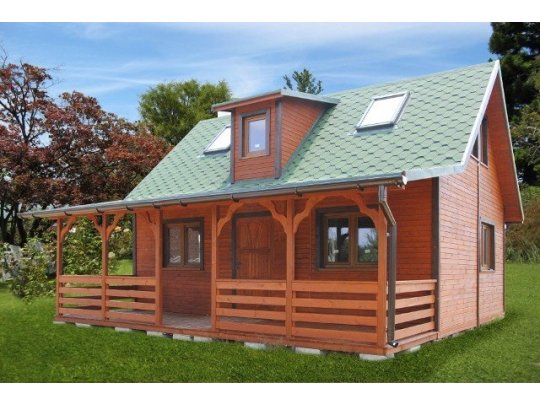 Dom letniskowy Harnaś 5x7m + 2m taras  39,23m2