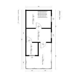 Domek letniskowy Brzoza 4 4x9m 26,66m2