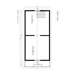 Domek letniskowy Brzoza 4 4x9m 26,66m2