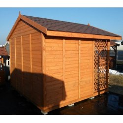 Domek narzędziowy N6 3x2m + 2m taras 6m2