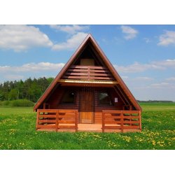 Domek letniskowy Juhas 5x7m + 2,5m taras 34,87m2