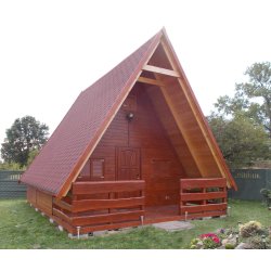 Domek letniskowy Juhas 5x7m + 2,5m taras 34,87m2