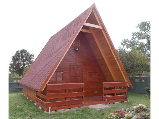 Domek letniskowy Juhas 5x7m + 2,5m taras 34,87m2