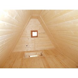 Domek letniskowy Juhas 5x7m + 2,5m taras 34,87m2