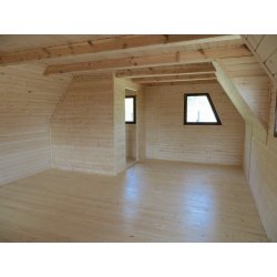 Domek letniskowy Juhas 5x7m + 2,5m taras 34,87m2