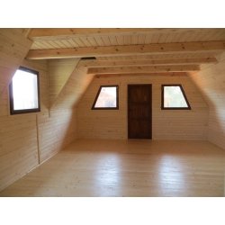 Domek letniskowy Juhas 5x7m + 2,5m taras 34,87m2