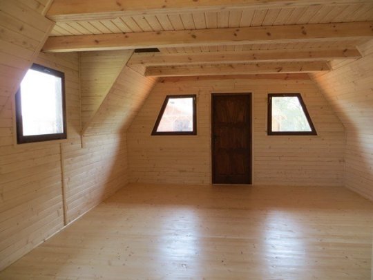 Domek letniskowy Juhas 5x7m + 2,5m taras 34,87m2