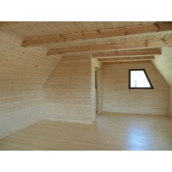 Domek letniskowy Juhas 5x7m + 2,5m taras 34,87m2