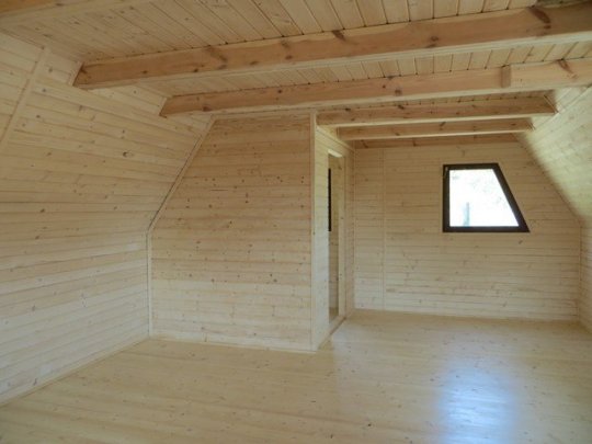 Domek letniskowy Juhas 5x7m + 2,5m taras 34,87m2