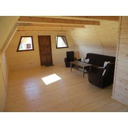 Domek letniskowy Juhas 5x7m + 2,5m taras 34,87m2