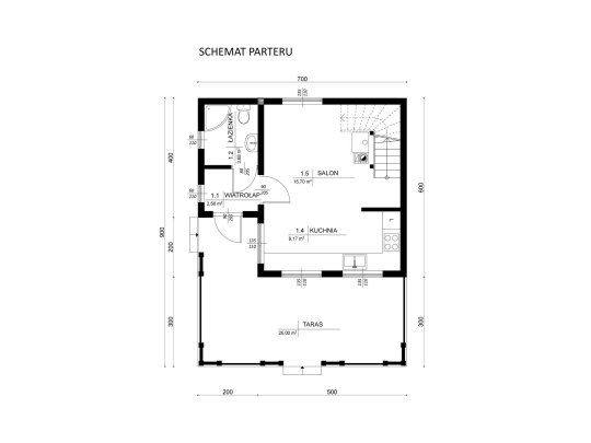 All-year house Dębowiec