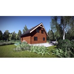 Dom letniskowy Jałowiec 7,90x9,88m104,57m2