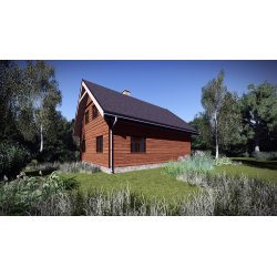 Dom letniskowy Jałowiec 7,90x9,88m104,57m2