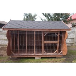 Hundezwinger mit Satteldach