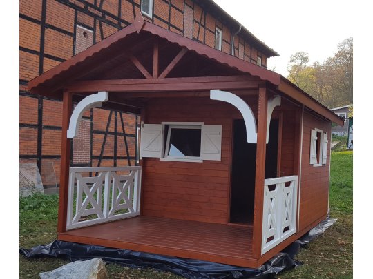 Domek narzędziowy N5a 3x3m + taras 3x2m 9m2