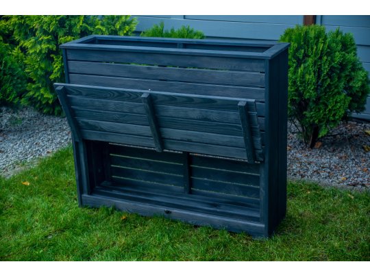 Donica prostokątna 2w1 33x79cm