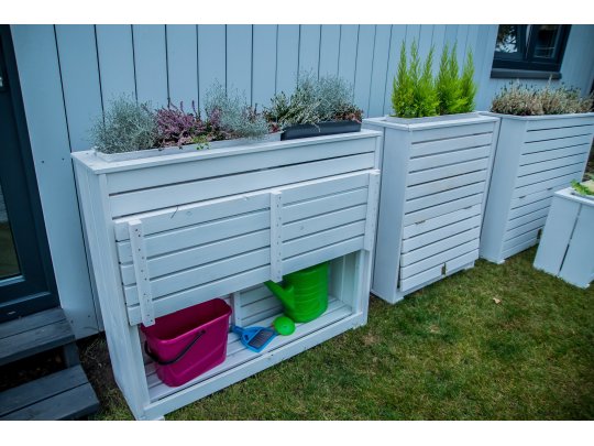 Donica prostokątna 2w1 33x79cm