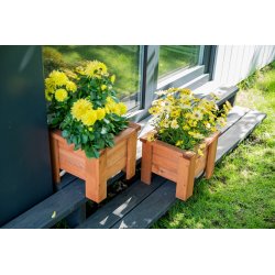 Kleiner quadratischer Topf