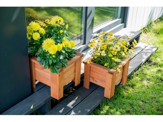 Kleiner quadratischer Topf