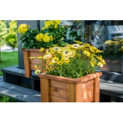 Kleiner quadratischer Topf