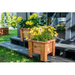 Kleiner quadratischer Topf