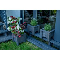 Kleiner quadratischer Topf