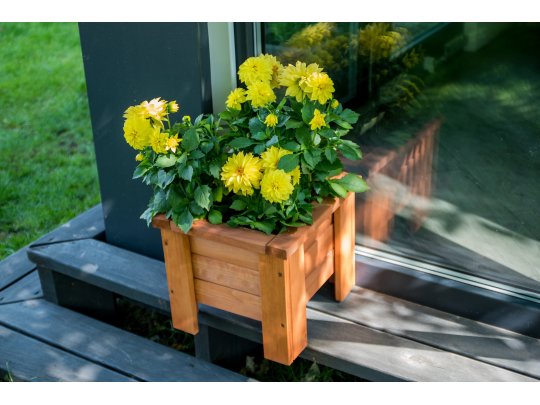 Kleiner quadratischer Topf