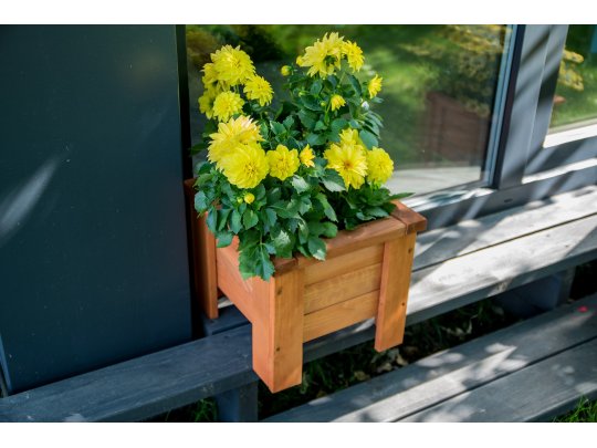 Kleiner quadratischer Topf