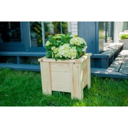 Kleiner quadratischer Topf