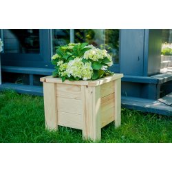 Kleiner quadratischer Topf