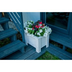 Kleiner quadratischer Topf