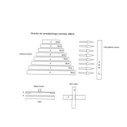 Weihnachtsbaum aus Brettern - flach