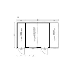 Domek narzędziowy N5 3x3m 9m2