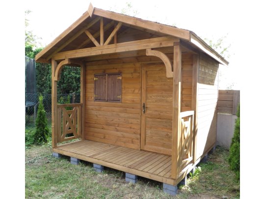 Domek narzędziowy N5a 3x3m + taras 3x2m 9m2