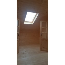 Dom drewniany Limba 5x7m 54,31m2