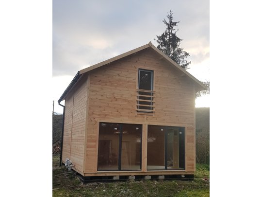 Dom drewniany Limba 5x7m 54,31m2