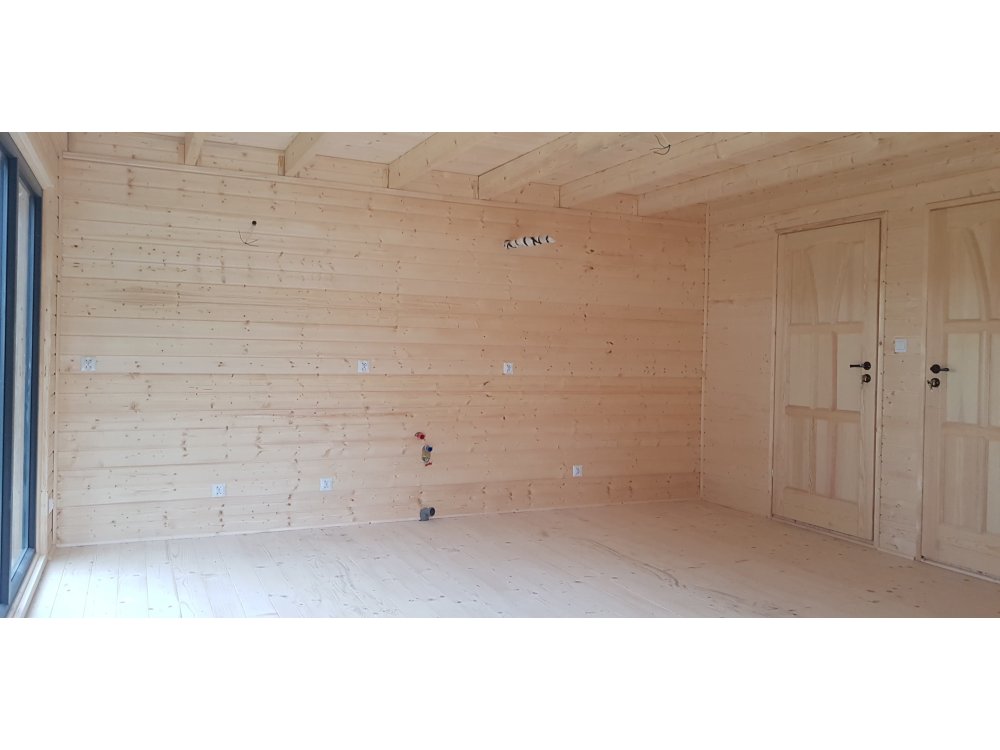 Dom drewniany Limba 5x7m 54,31m2