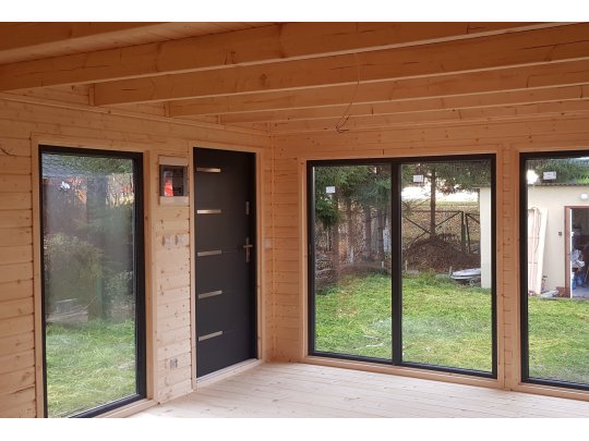 Dom drewniany Limba 5x7m 54,31m2