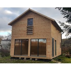 Dom drewniany Limba 5x7m 54,31m2