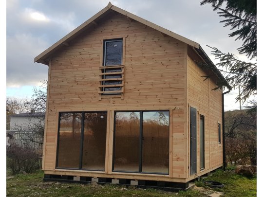 Dom drewniany Limba 5x7m 54,31m2