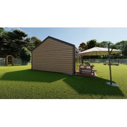 Dom drewniany Barwinek 5,5x9m 41,91m2