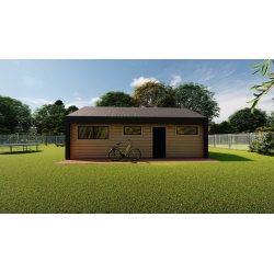 Dom drewniany Barwinek 5,5x9m 41,91m2