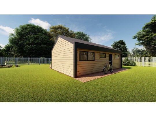 Dom drewniany Barwinek 5,5x9m 41,91m2