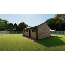 Dom drewniany Barwinek 5,5x9m 41,91m2